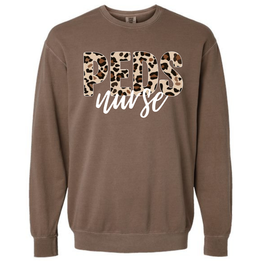 PEDS Nurse Cheetah Print